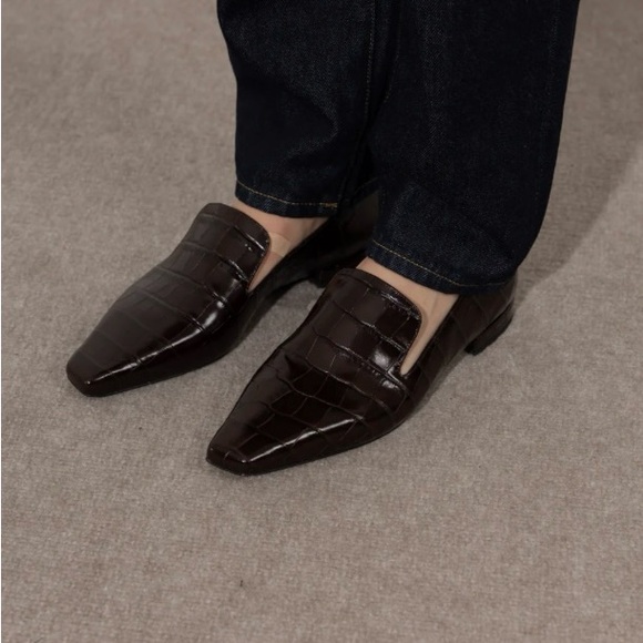 Loulou Studio Shoes - Loulou Studio 10mm Mona embossed leather loafers